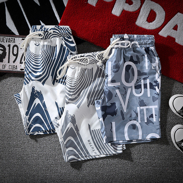 Pantaloni scurți casual pentru bărbați în trei culori