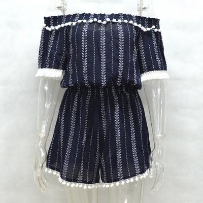 Salopeta scurta de dama cu umerii goi