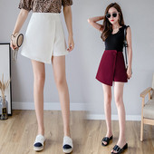 Fusta - pantaloni in trei culori cu talie inalta