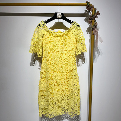 Rochie de dama moderna din dantela in trei culori