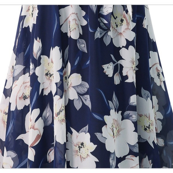 Модерна дамска пола с флорален десен в няколко цвята