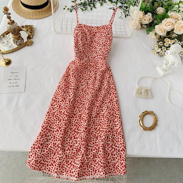 Rochie de dama cu bretele subtiri