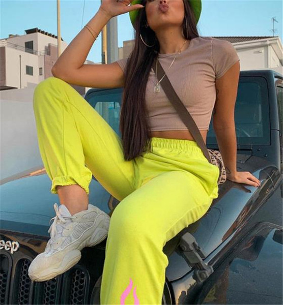 Pantaloni lungi dama casual cu talie inalta in doua culori