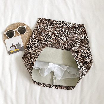 Fusta scurta de dama moderna cu model leopard in doua culori