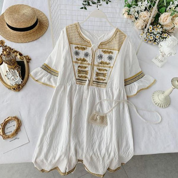 Rochie casual dama cu cravate in mai multe culori