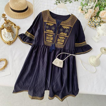 Rochie casual dama cu cravate in mai multe culori