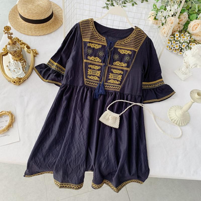 Rochie casual dama cu cravate in mai multe culori