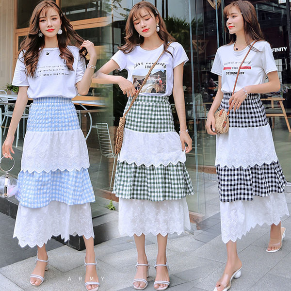 Fusta de dama moderna in trei culori model croiat