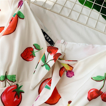 Rochie de dama cu aplicatie si maneci scurte