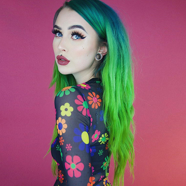 Bluză de damă modernă, cu mânecă lungă, cu model floral