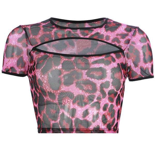 Bluza de dama actuala - model scurt cu animal print