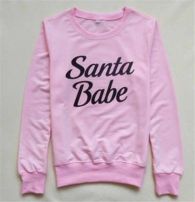 Bluză casual de damă cu mâneci lungi și inscripție în patru culori