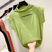 Maieu de damă cu guler înalt în patru culori