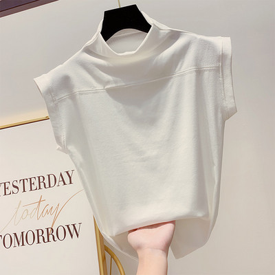 Maieu de damă cu guler înalt în patru culori