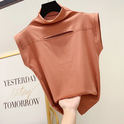 Maieu de damă cu guler înalt în patru culori