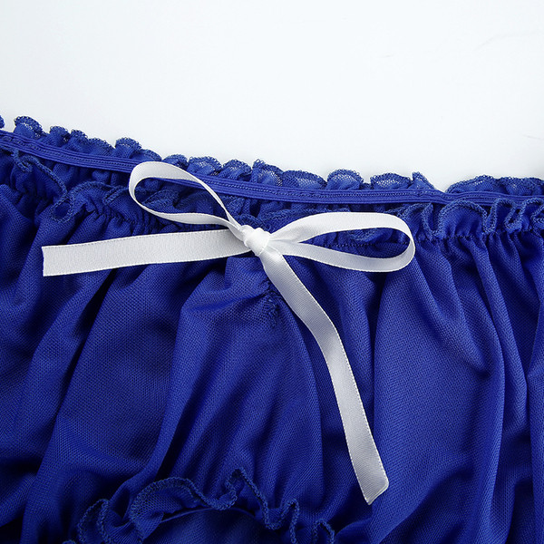 Bluză scurtă casual de damă în albastru