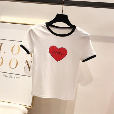 Tricou de dama modern cu maneca scurta in mai multe culori