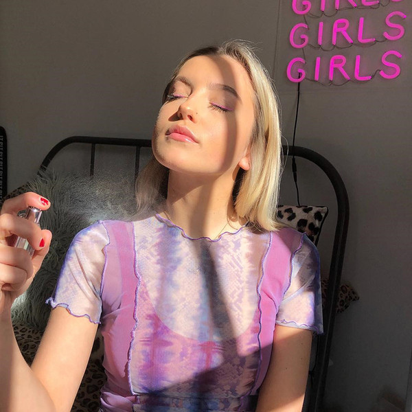 Bluză scurtă de damă modernă cu imprimeu șarpe cu mâneci scurte