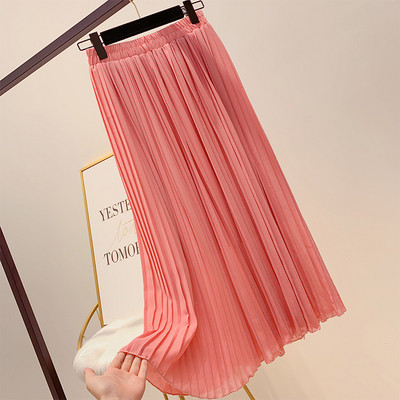 Fusta de dama moderna plisata in diferite culori