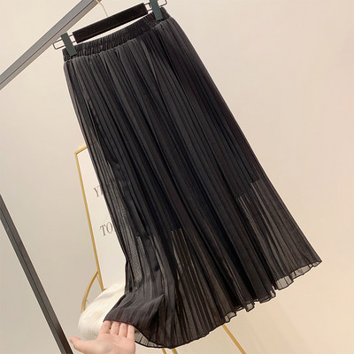 Fusta de dama moderna plisata in diferite culori