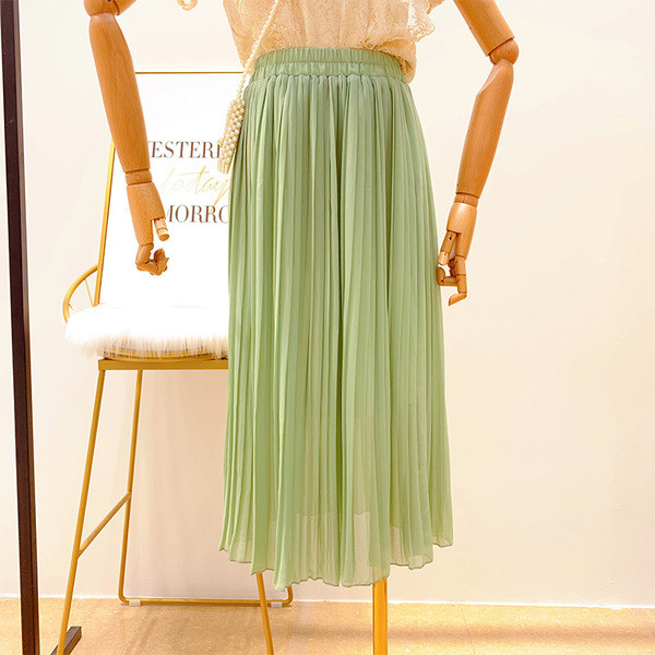 Fusta de dama moderna plisata in diferite culori