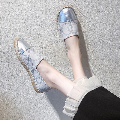 Pantofi casual dama in negru si argintiu