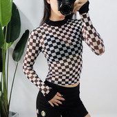 Bluză casual de damă cu mâneci lungi