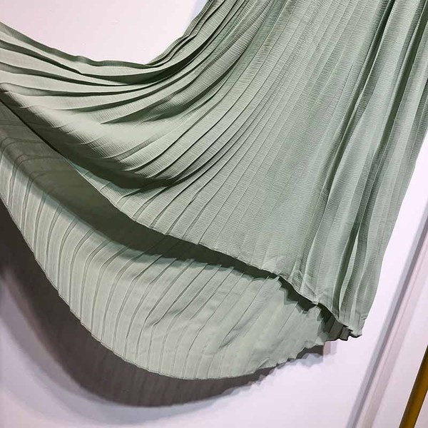 Fusta de dama plisata cu talie elastica