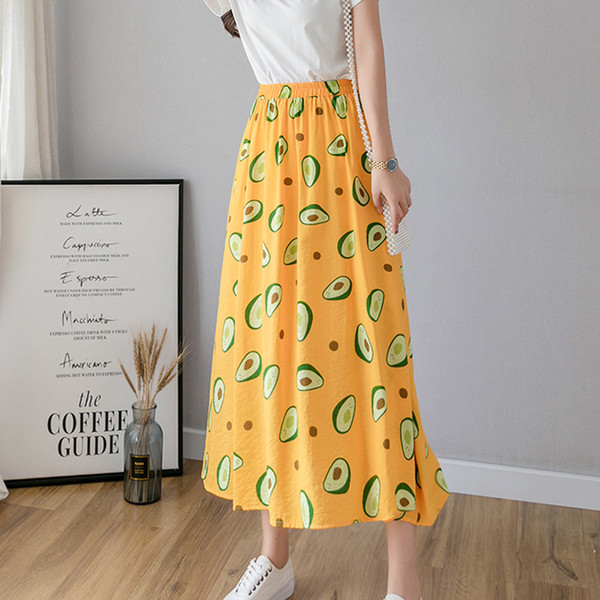 Model casual de dama croiat fusta cu talie inalta