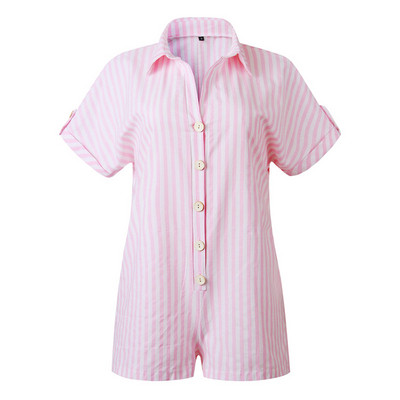 Salopeta dama in dungi cu nasturi in mai multe culori