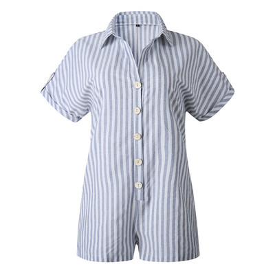 Salopeta dama in dungi cu nasturi in mai multe culori