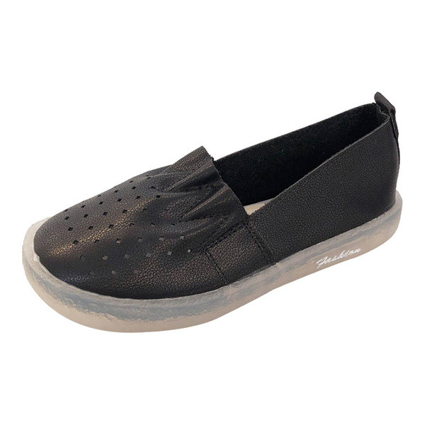 Pantofi casual dama cu talpa plate si piele ecologica