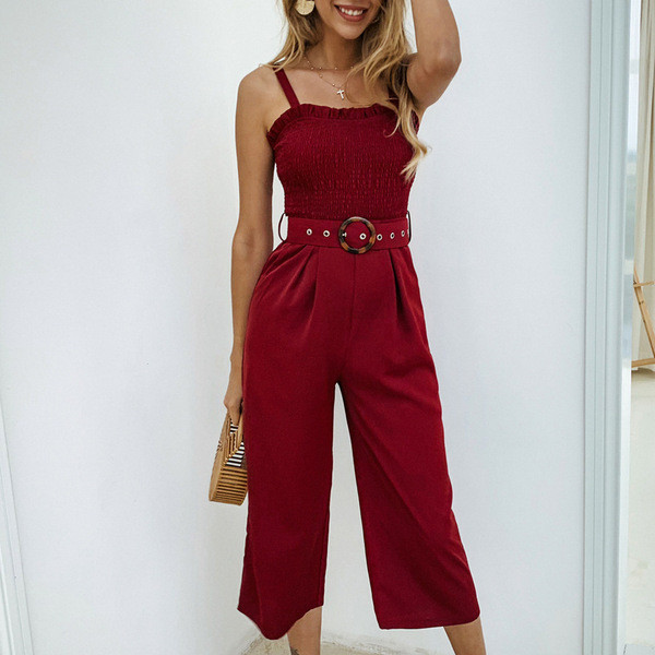 Salopeta de dama moderna cu curea si buzunare in mai multe culori