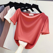 Tricou dama model simplu cu maneca scurta