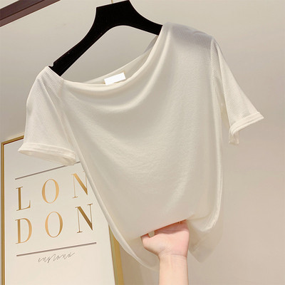 Tricou dama model simplu cu maneca scurta