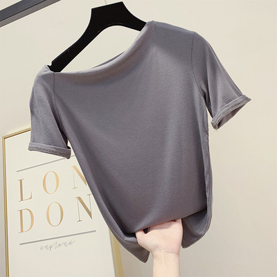 Tricou dama model simplu cu maneca scurta