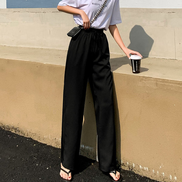 Pantaloni casual dama in trei culori-cu cravate