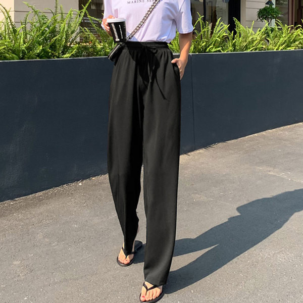 Pantaloni casual dama in trei culori-cu cravate