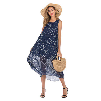 Rochie casual de dama potrivita pentru plaja in mai multe culori