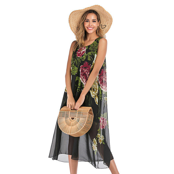 Rochie casual de dama potrivita pentru plaja in mai multe culori