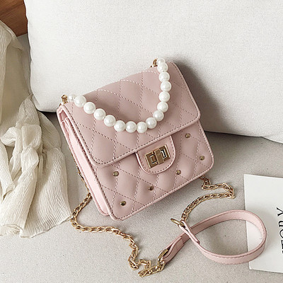 Geanta de dama moderna cu inchidere metalica