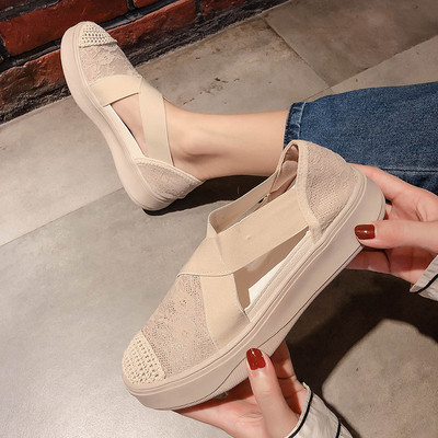 Pantofi casual dama cu elastic in mai multe culori