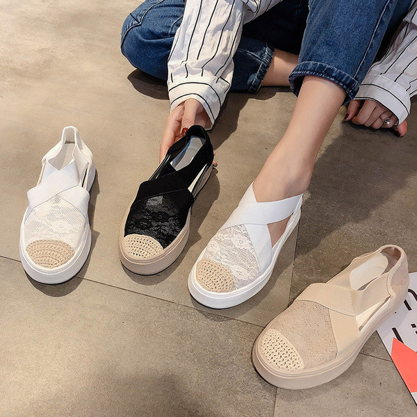 Pantofi casual dama cu elastic in mai multe culori