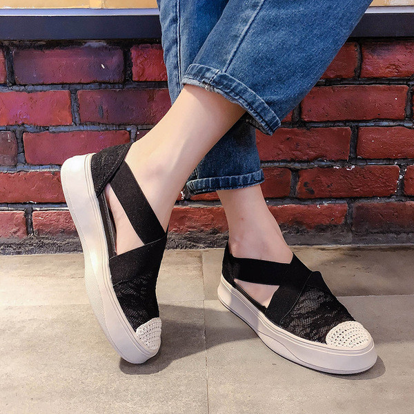 Pantofi casual dama cu elastic in mai multe culori