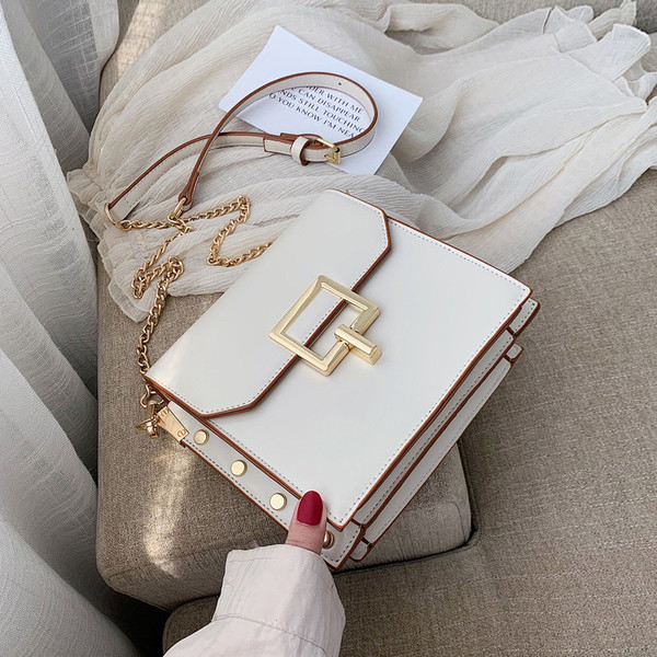 Geanta dama cu decor metalic in patru culori