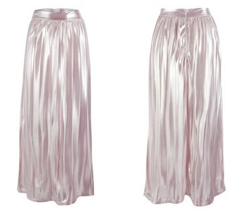 Fusta de dama moderna plisata in doua culori