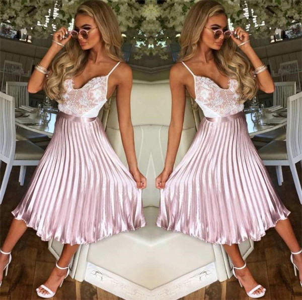 Fusta de dama moderna plisata in doua culori