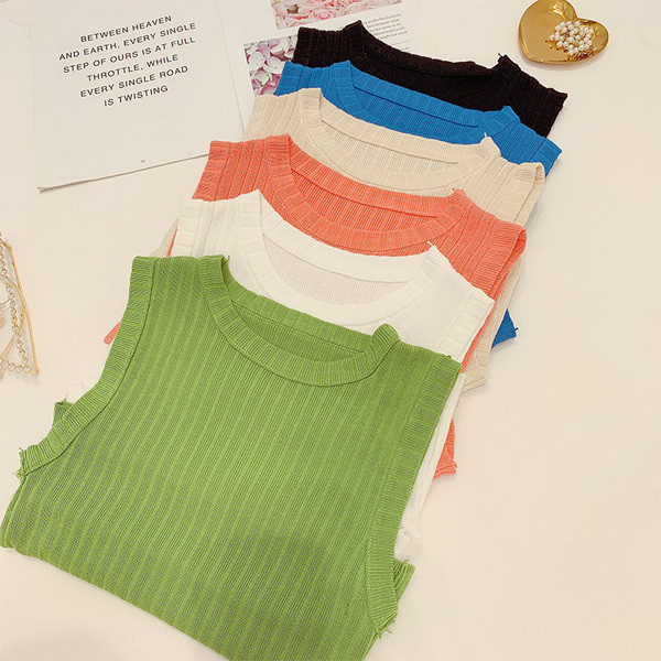 Maieu modern de damă cu decolteu O în mai multe culori