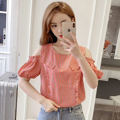 Cămașă în carouri de damă actuală - în două culori