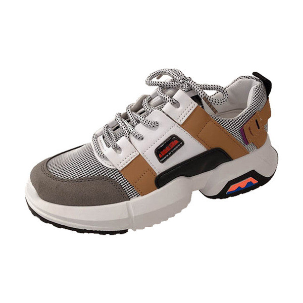 Γυναικεία αθλητικά παπούτσια με κορδόνια  σε δύο χρώματα